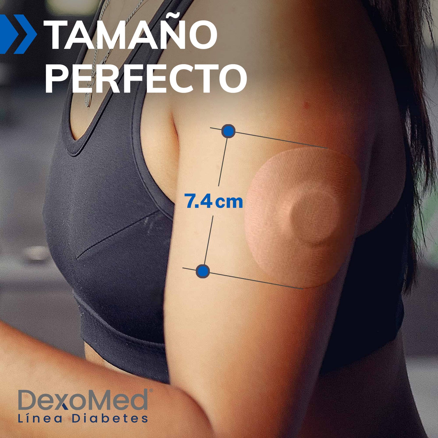 Parches Protectores DexoMed para FreeStyle Libre y Guardian (20un) - Negro